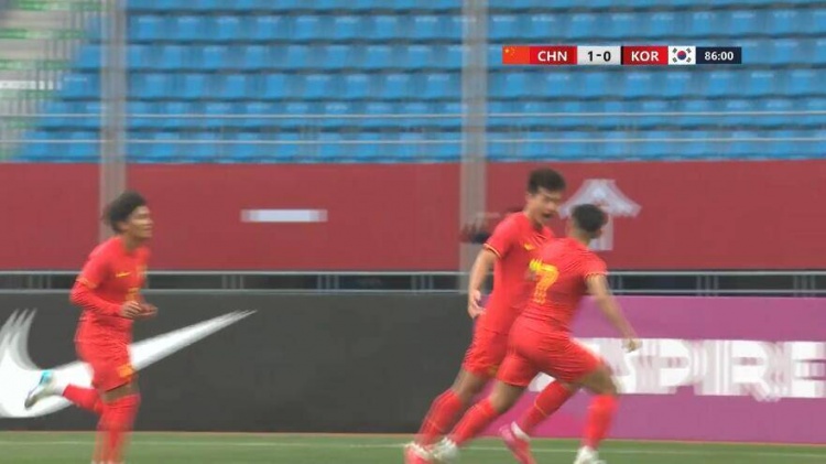 U22國(guó)足1-0韓國(guó)全場(chǎng)數(shù)據(jù)：控球率49%落后韓國(guó)，10射7正領(lǐng)先對(duì)手