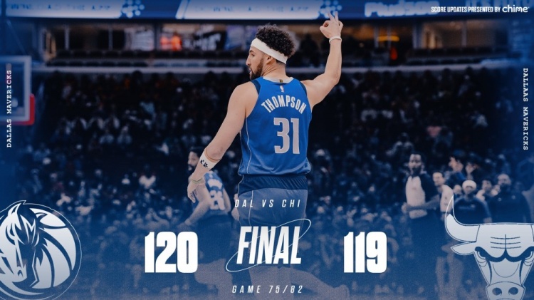 險勝公牛！獨(dú)行俠官方曬贏球海報 克萊成為封面人物