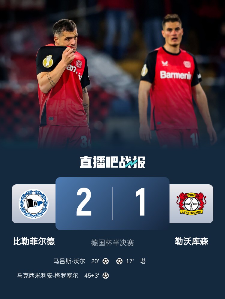 比勒菲爾德是史上第4支晉級德國杯決賽的德丙球隊，此前3隊未奪冠